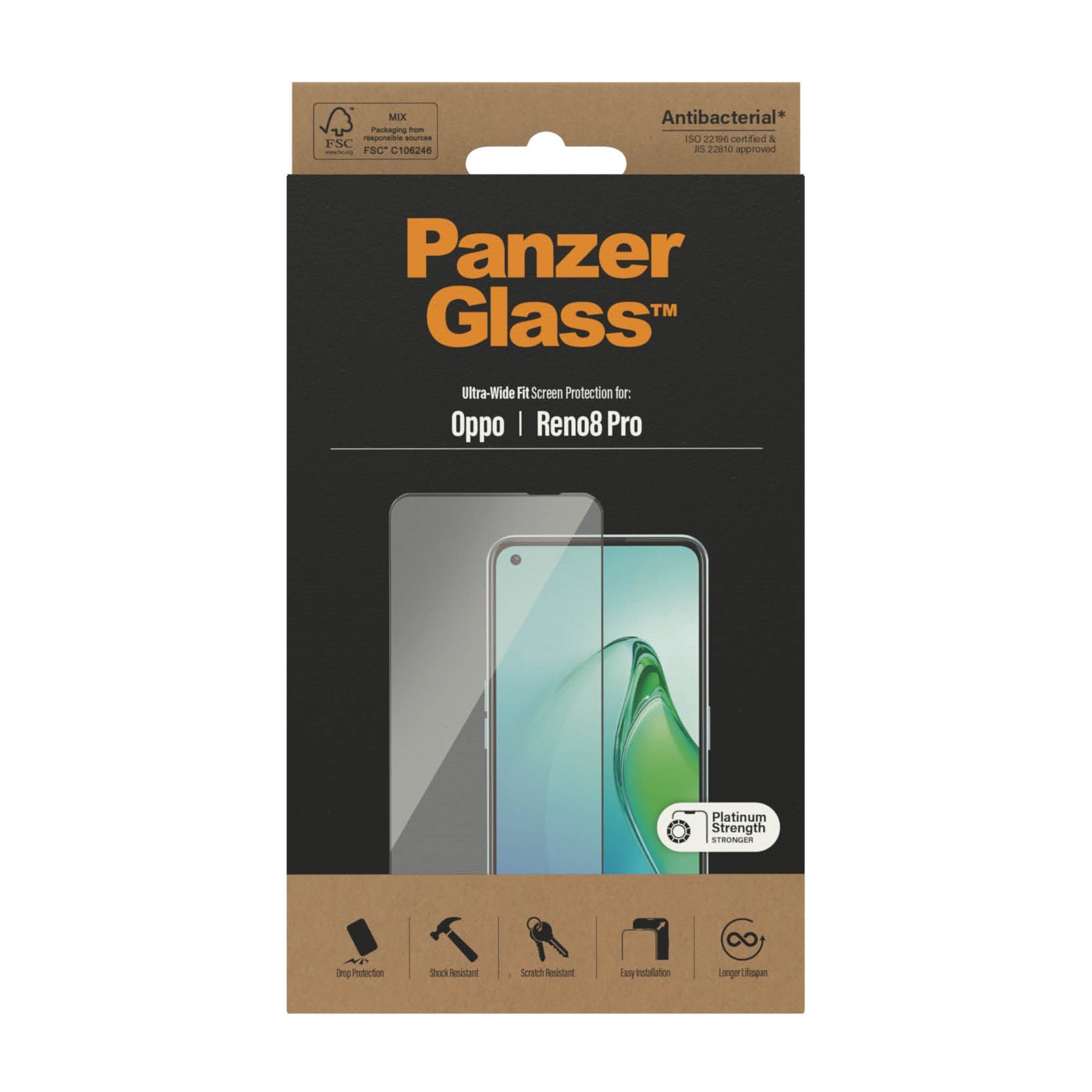 PanzerGlass® Dislayschutz Oppo Reno8 Pro